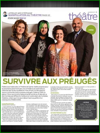 Article L'Intrus Journal de Montreal 28 mai 2014
